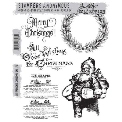 Stampers Anonymous Tim Holtz Stempel - Old Fashioned Christmas