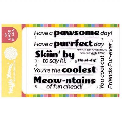 Waffle Flower Stempel - Pawder Day Sentiments
