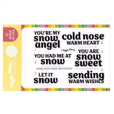 Waffle Flower Stempel - Snow Angel Sentiments