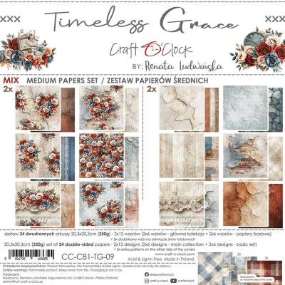 Craft O'Clock Timeless Grace - Medium Papers Set