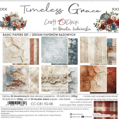 Craft O'Clock Timeless Grace - Basic Papers Set