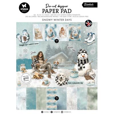 StudioLight Snowy Winter Days - Die-Cut Paper Pad