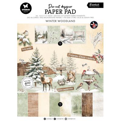 StudioLight Winter Woodland - Die-Cut Paper Pad