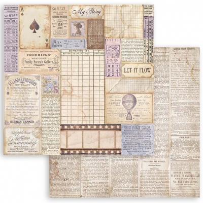 Stamperia Quiet Days Designpapier - Mixed Backgrounds