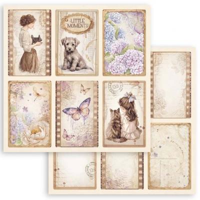 Stamperia Quiet Days Designpapier - Cards