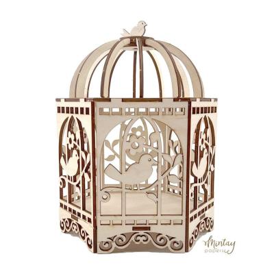 Mintay Papers Woodies Decor -  Birdcage