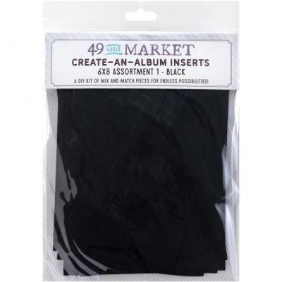 49 And Market Create-An-Album - Foundation  Inserts Assort 1 Black