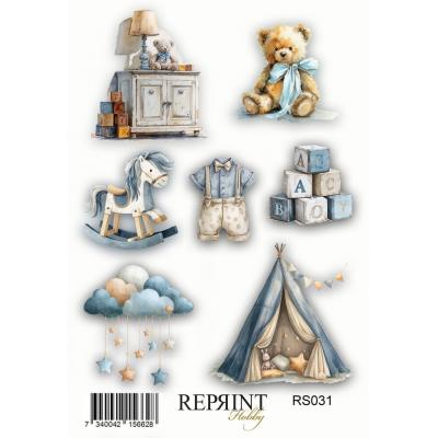 Reprint Happiness Baby Boy - Stickers