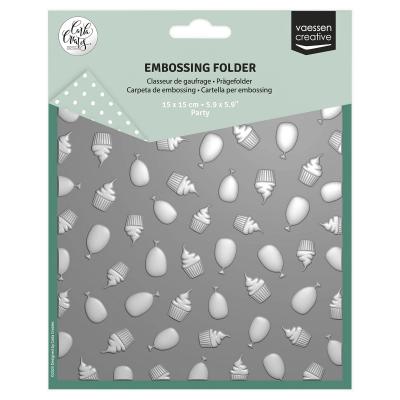 Vaessen Creative Embossing Folder - Party