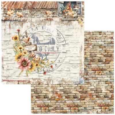 49 And Market Whispering Way Designpapier - Farm Fresh