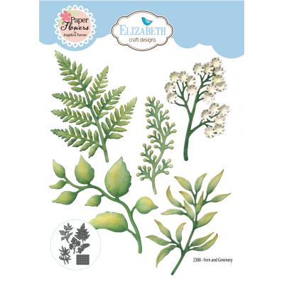 Elizabeth Craft Designs Bohemian Rose Die - Fern & Greenery