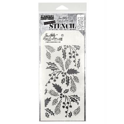 Stampers Anonymous Tim Holtz Stencil - Festive