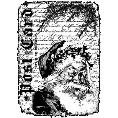 Stampers Anonymous Tim Holtz Stempel - Santa Letter