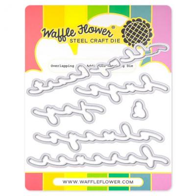 Waffle Flower Dies - Overlapping Love Additions