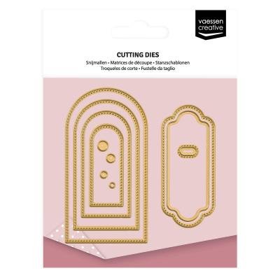 Vaessen Creative Cutting Dies - Runde Banner & Etiketten