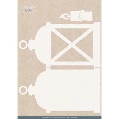 Find It Trading Berries Beauties Gnomie Holidays Stencil - Gnomie Lantern