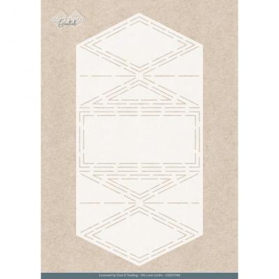 Find It Trading Berries Beauties Frosted Florals Stencil - Frosted Diamond Card