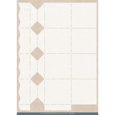 Find It Trading Berries Beauties Frosted Florals Stencil - Frosted Toffee Box