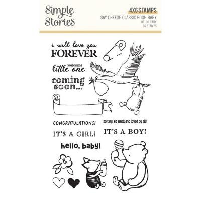 Simple Stories Say Cheese Classic Pooh Baby - Hello Baby