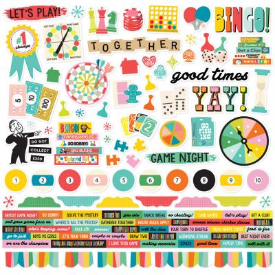 Simple Stories Game Night - Cardstock Stickers