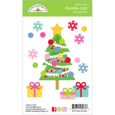 Doodlebug Design Oh What Fun Cutting Dies - Deck The Halls