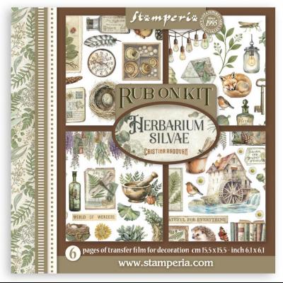 Stamperia Herbarium Silvae Rub-On Kit