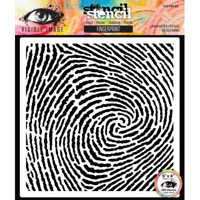 Visible Image Stencil - Fingerprint