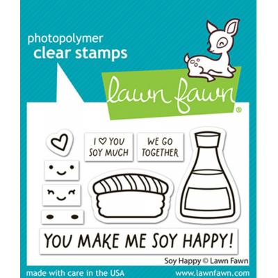 Lawn Fawn Stempel - Soy Happy