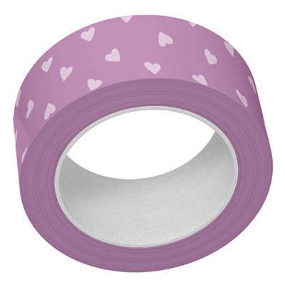 Lawn Fawn Washi Tape - Purple Tiny Hearts