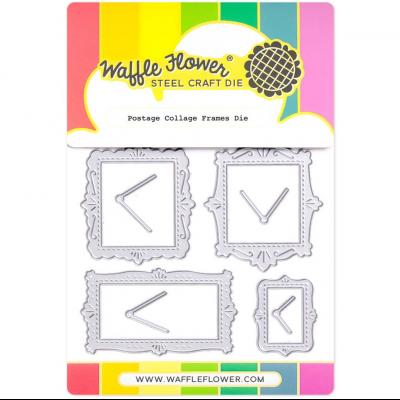 Waffle Flower Postage Collage Die - Frames