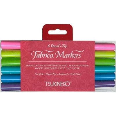 Tsukineko VersaCraft Fabrico Marker Set  - Gemstones