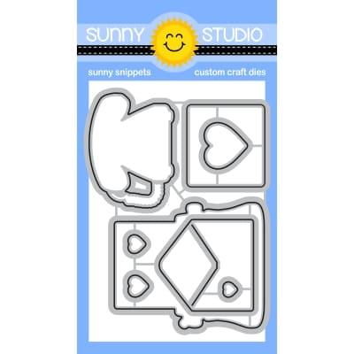 Sunny Studios Cutting Dies - Vintage Valentine