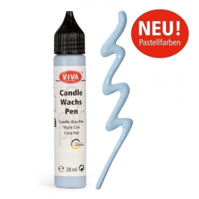 ViVa Decor Candle Wachs Pen - Pastellblau