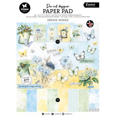 Studio Light Die-Cut Paper Pad - Spring Wings