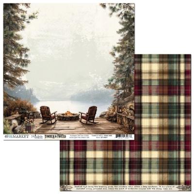 49 And Market Timber And Tweed Designpapier - Scenic View