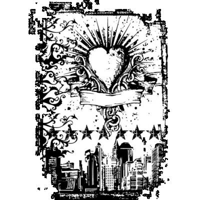 Stampers Anonymous Tim Holtz Stempel - Urban Tattoo