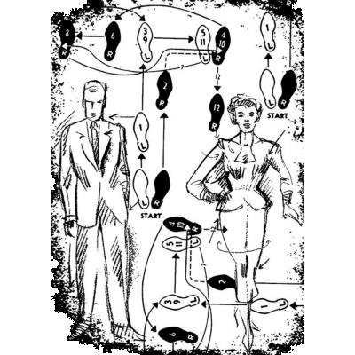 Stampers Anonymous Tim Holtz Stempel - Dance