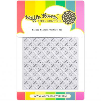 Waffle Flower Dies - Dashed Diamond Texture