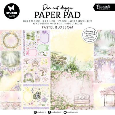 StudioLight Pastel Blossom Die-Cut Designer Paper Pad
