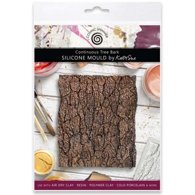 Katy Sue Designs Cosmic Shimmer Silicone Mould - Continuous Tree Bark