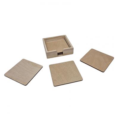 Kippershobby Holzuntersetzer mit Behälter