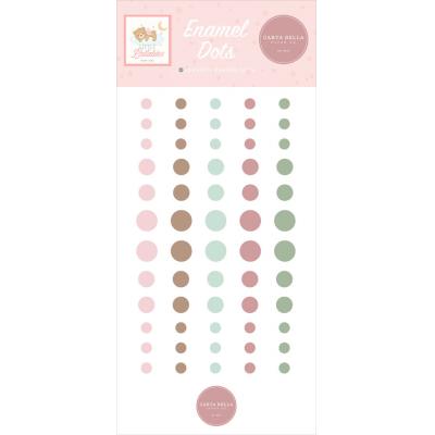 Carta Bella Little Lullabies Baby Girl - Enamel Dots