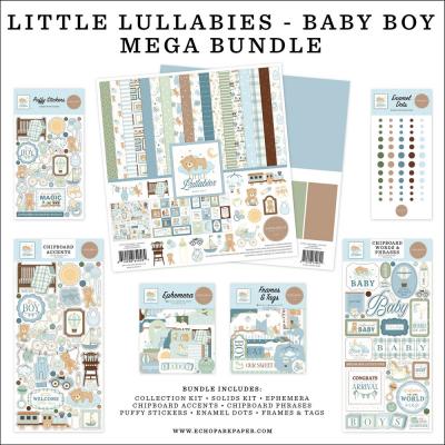 Carta Bella Little Lullabies Baby Boy - Mega Bundle