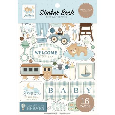 Carta Bella Little Lullabies Baby Boy - Sticker Book