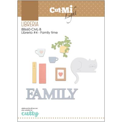 Impronte d'Autore Cutting Dies - Libreria #4 Family Time