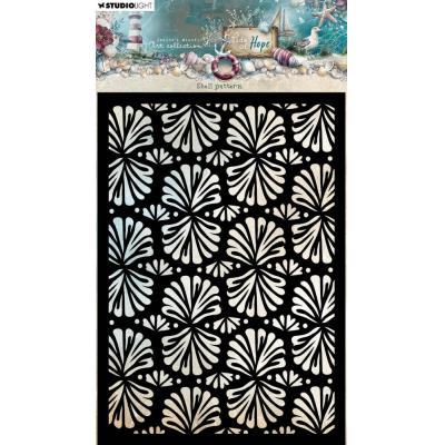 StudioLight Tide Of Hope Stencil - Shell Pattern