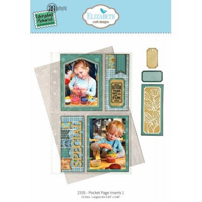 Elizabeth Craft Designs Delightful Discovery Die - Pocket Page Inserts 1