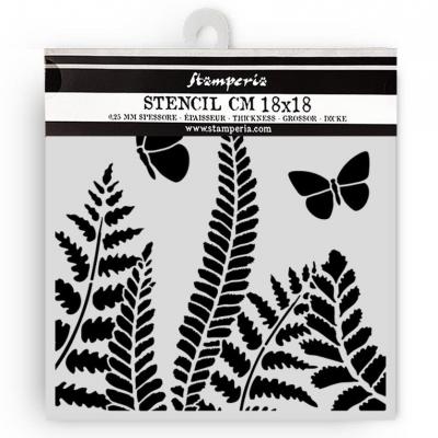 Stamperia Daisy Art Stencil - Fern