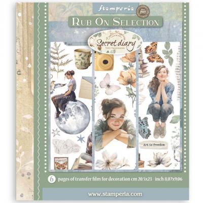 Stamperia Secret Diary - Rub-On Selection