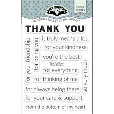 Karen Burniston Stempel - Thank You Phrases